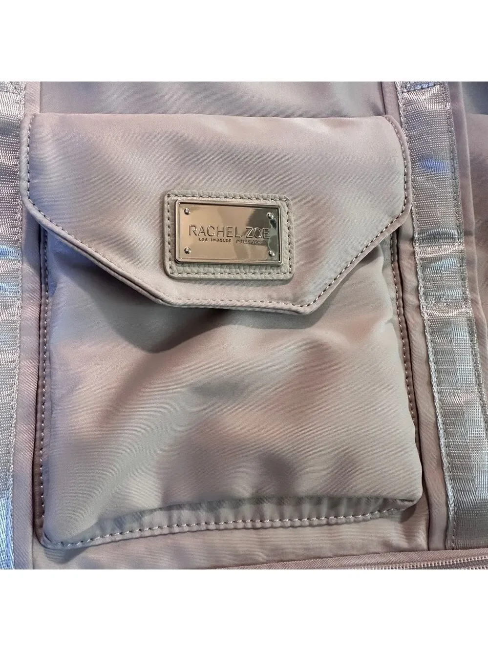 Rachel Zoe Travel Tote with Matching Accessory Bag in Excellent Condition